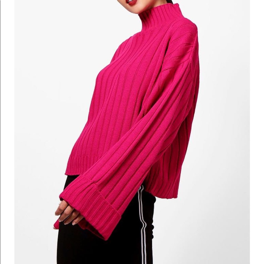 Mock neck sweater